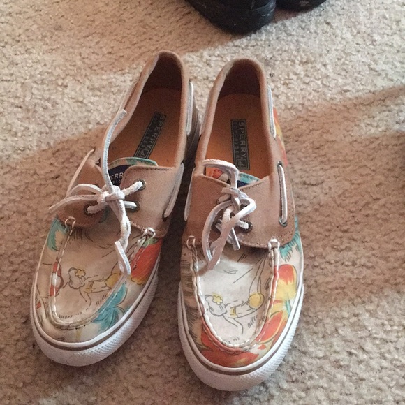 Hawaiian Style Sperry Boat Shoes 
